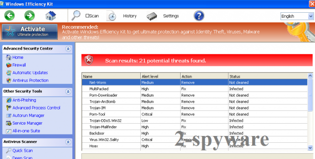 instantanea di Windows Efficiency Kit instantanea di Windows Efficiency Kit