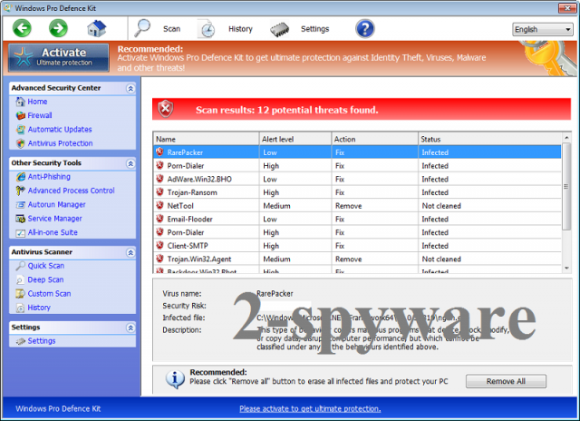 instantanea di Windows Pro Defence Kit instantanea di Windows Pro Defence Kit