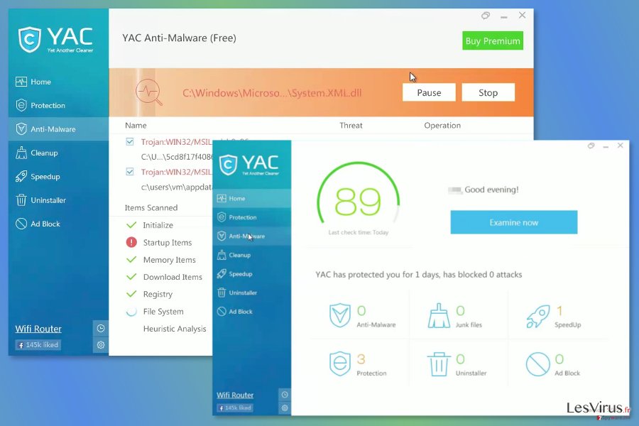 yac antivirus gratis scarica