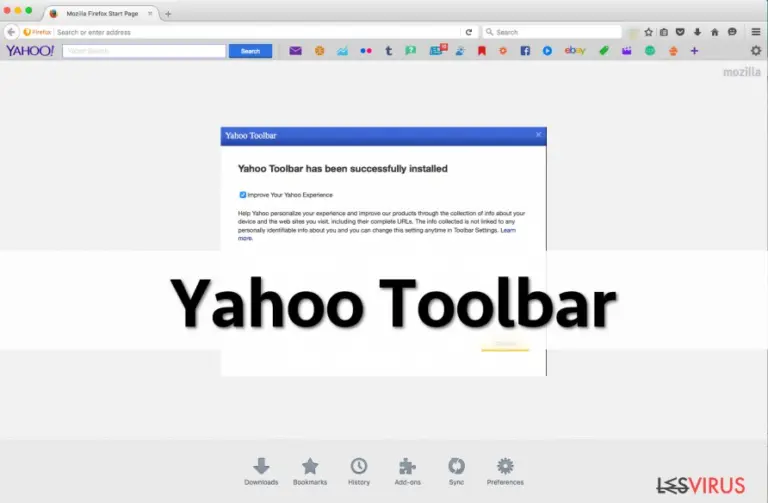 Yahoo Toolbar on Firefox