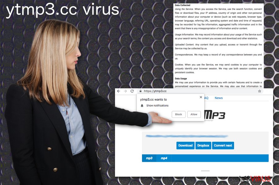 Il virus adware ytmp3.cc